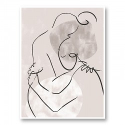 The Hug Wall Art Print