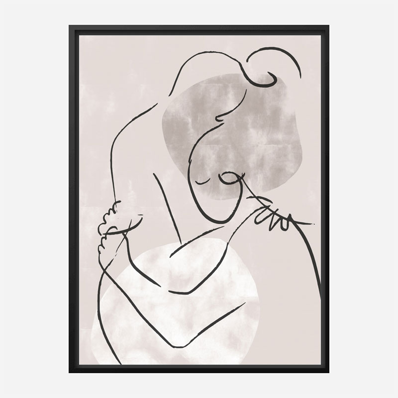 The Hug Wall Art Print