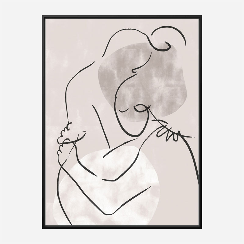 The Hug Wall Art Print