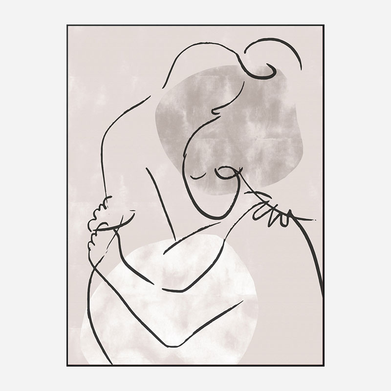 The Hug Wall Art Print