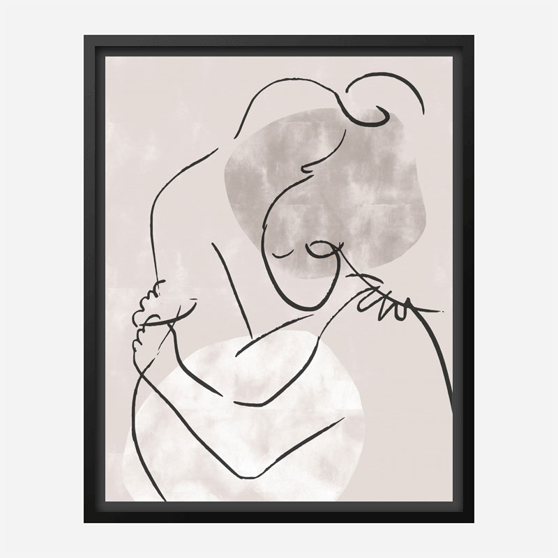 The Hug Wall Art Print