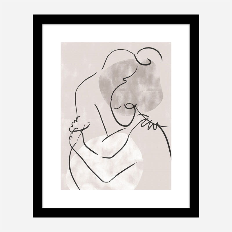 The Hug Wall Art Print