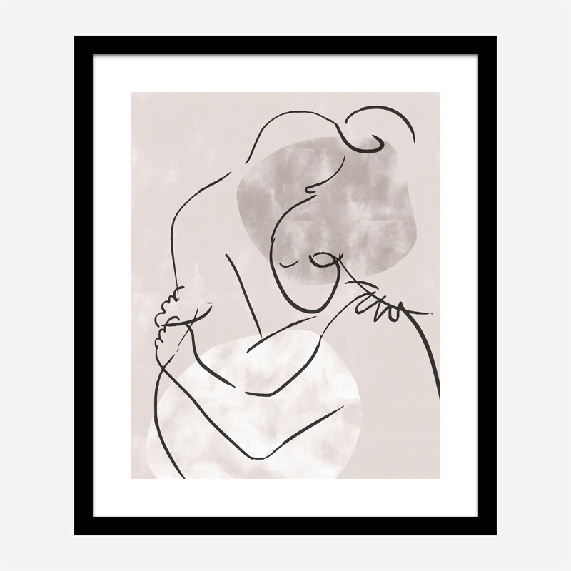 The Hug Wall Art Print