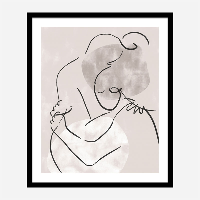 The Hug Wall Art Print