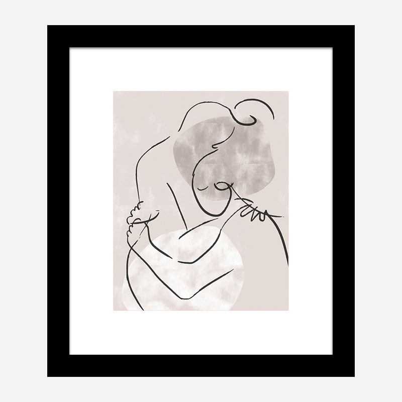 The Hug Wall Art Print