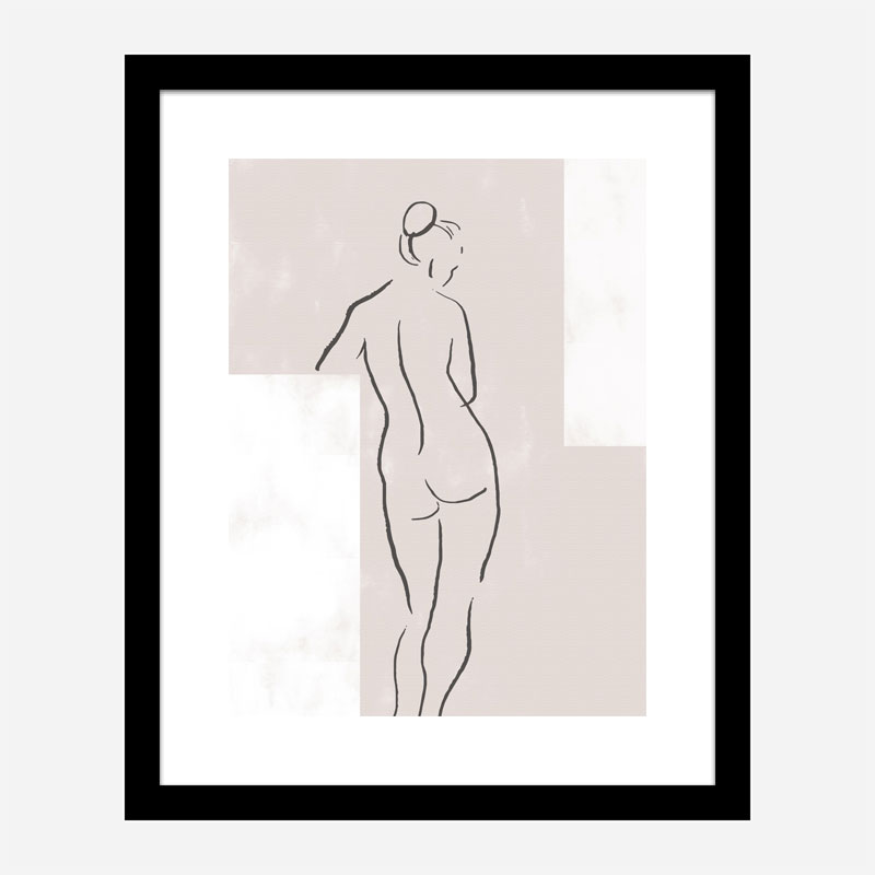 Woman in Studio Wall Art Print