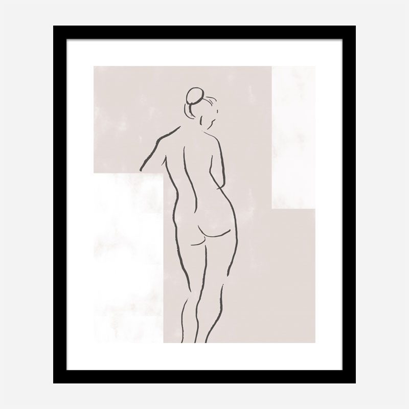 Woman in Studio Wall Art Print