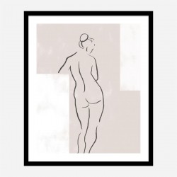 Woman in Studio Wall Art Print