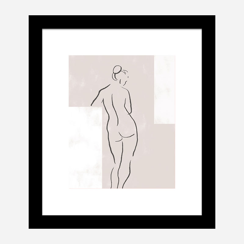 Woman in Studio Wall Art Print