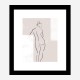 Woman in Studio Wall Art Print