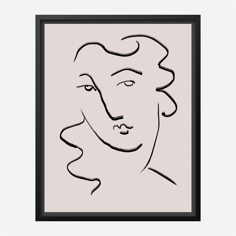 Looking Wall Art Print