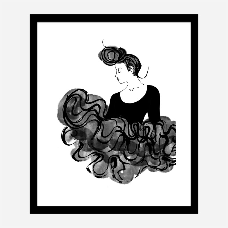 Ballerina Wall Art Print