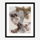 Brown Seaweed Wall Art Print