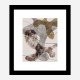 Brown Seaweed Wall Art Print