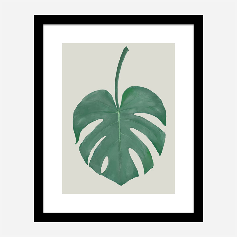 Monstera Aqua 05 Wall Art Print Monstera Aqua 05 Wall Art Print