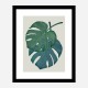 Monstera Aqua 06 Wall Art Print