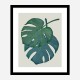 Monstera Aqua 06 Wall Art Print