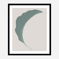 Banana Leaf Green Wall Art Print