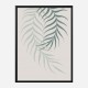 Leaf Frilly Green Wall Art Print