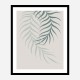 Leaf Frilly Green Wall Art Print