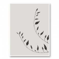 Wavy Branches Wall Art Print