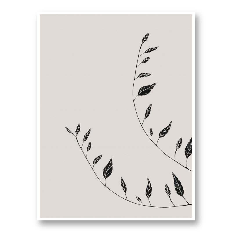 Wavy Branches Wall Art Print Wavy Branches Wall Art Print