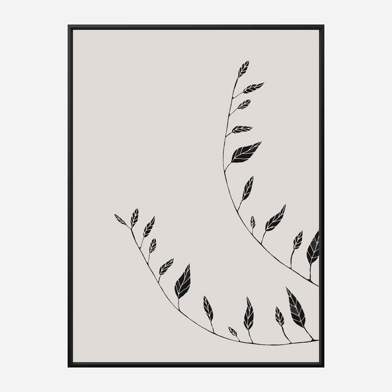 Wavy Branches Wall Art Print Wavy Branches Wall Art Print
