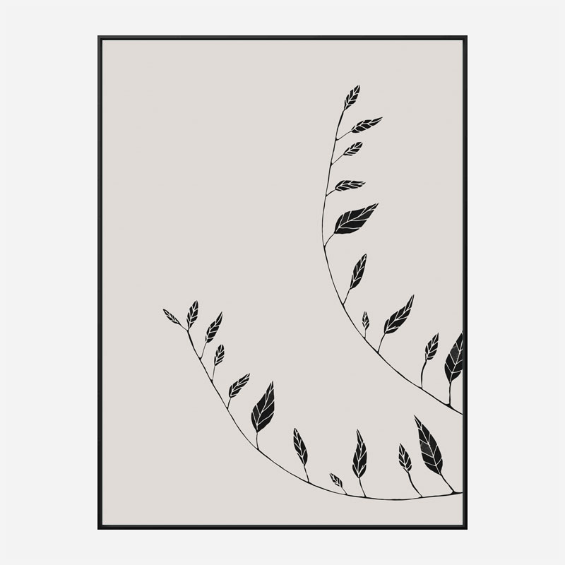Wavy Branches Wall Art Print Wavy Branches Wall Art Print