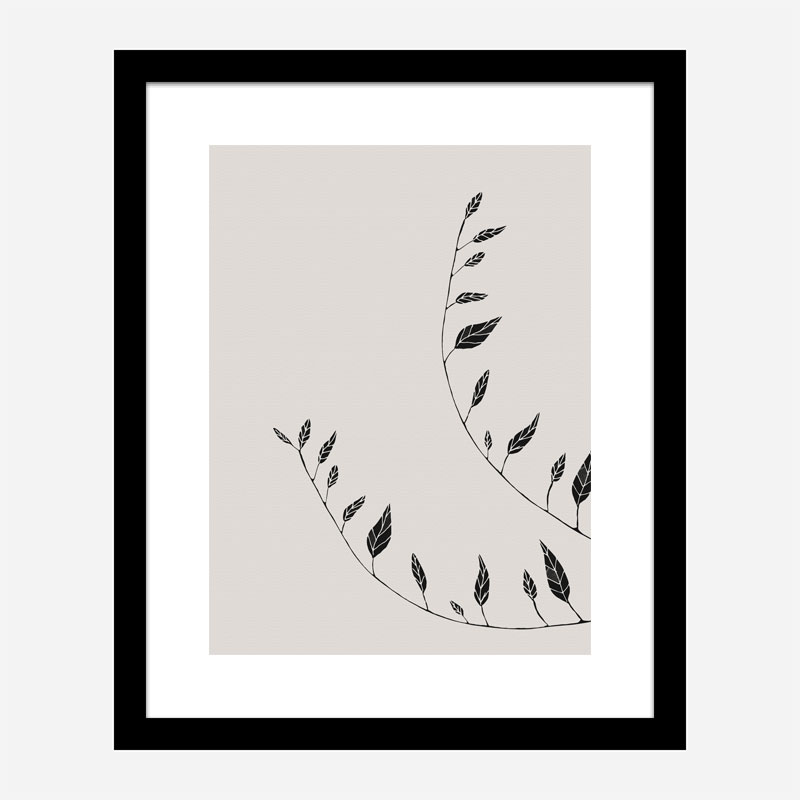 Wavy Branches Wall Art Print Wavy Branches Wall Art Print