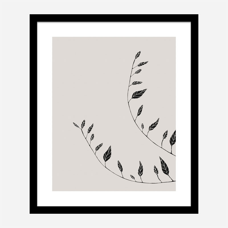 Wavy Branches Wall Art Print