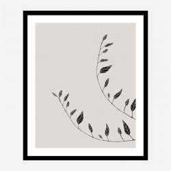 Wavy Branches Wall Art Print