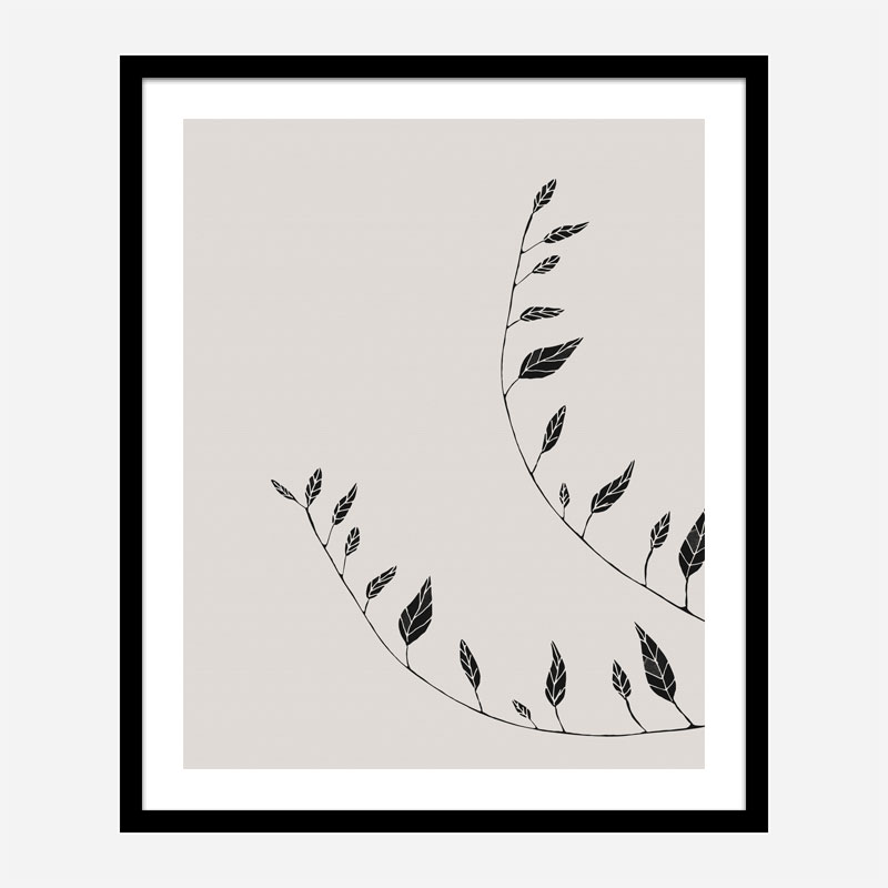 Wavy Branches Wall Art Print Wavy Branches Wall Art Print