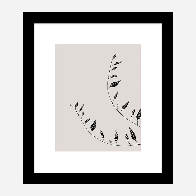 Wavy Branches Wall Art Print Wavy Branches Wall Art Print
