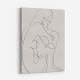 Woman Lines Black Wall Art Print Woman Lines Black Wall Art Print