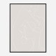 Woman Lines White Wall Art Print Woman Lines White Wall Art Print