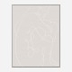 Woman Lines White Wall Art Print Woman Lines White Wall Art Print
