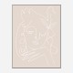 The Swan Beige Wall Art Print The Swan Beige Wall Art Print