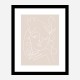 The Swan Beige Wall Art Print The Swan Beige Wall Art Print