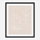 The Swan Beige Wall Art Print The Swan Beige Wall Art Print