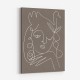 The Swan Brown Wall Art Print The Swan Brown Wall Art Print