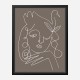 The Swan Brown Wall Art Print The Swan Brown Wall Art Print