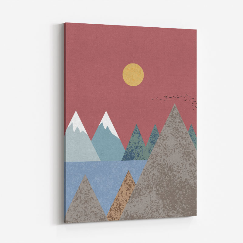 Mountain Landscape Wall Art Print