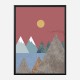 Mountain Landscape Wall Art Print