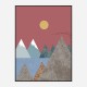 Mountain Landscape Wall Art Print Mountain Landscape Wall Art Print