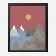 Mountain Landscape Wall Art Print