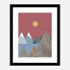 Mountain Landscape Wall Art Print