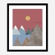 Mountain Landscape Wall Art Print