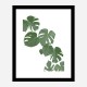 Monstera Aqua 02 Wall Art Print Monstera Aqua 02 Wall Art Print