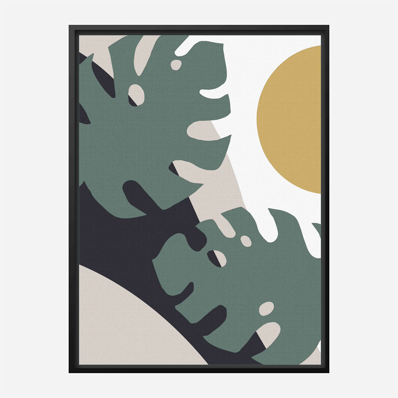 Monstera Cut Out 1 Wall Art Print