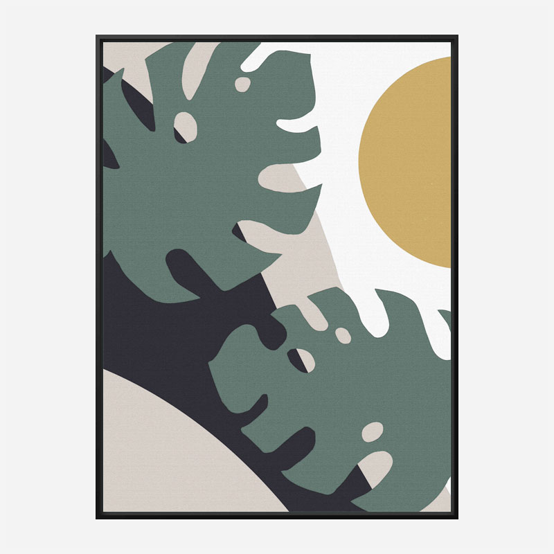 Monstera Cut Out 1 Wall Art Print